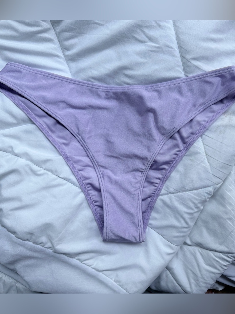 Lilac High-Cut Bikini Bottom